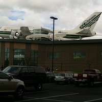 A real 747 on top of Wings & Waves