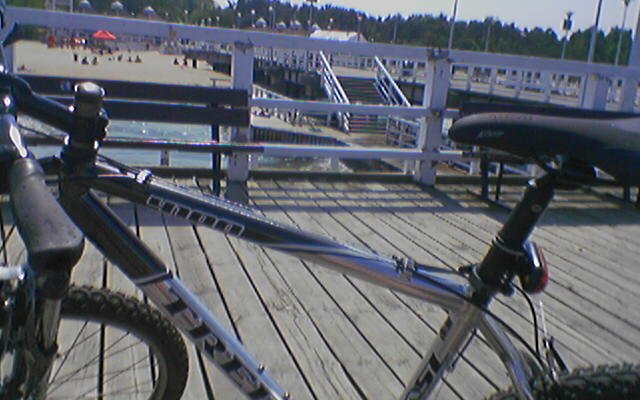 The old pier in Gdansk-Brzeźno
