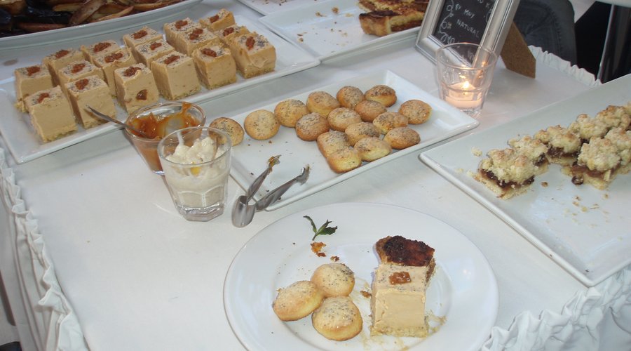 Mesa dulce del brunch