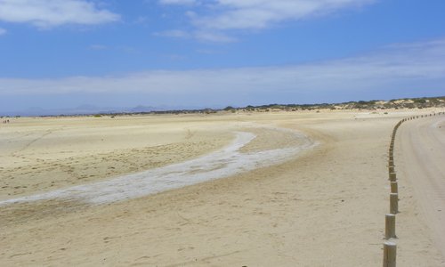 Sur la route de la plage