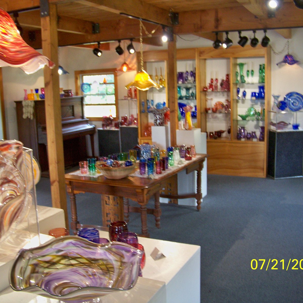 Glass Blowing Studio Rentals Using Landfill Gas - Dillsboro, North Carolina