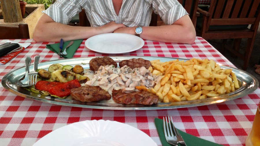 Unsere Grillplatte