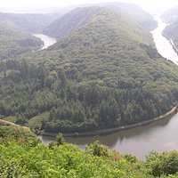 Blick über die Saarschleife
