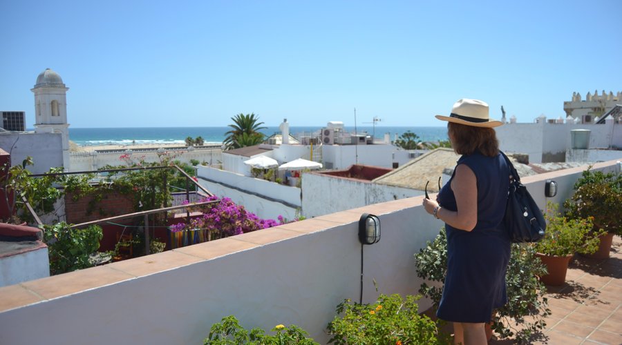 Terraza del hotel y vistas.