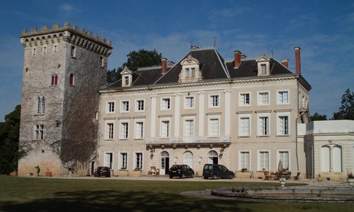 Chateau Hordosse 2009. Tower Suite on the left, first floor.