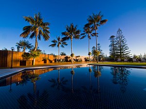South Pacific Resort Hotel in Norfolk Island, image may contain: Resort, Hotel, Pool, Summer