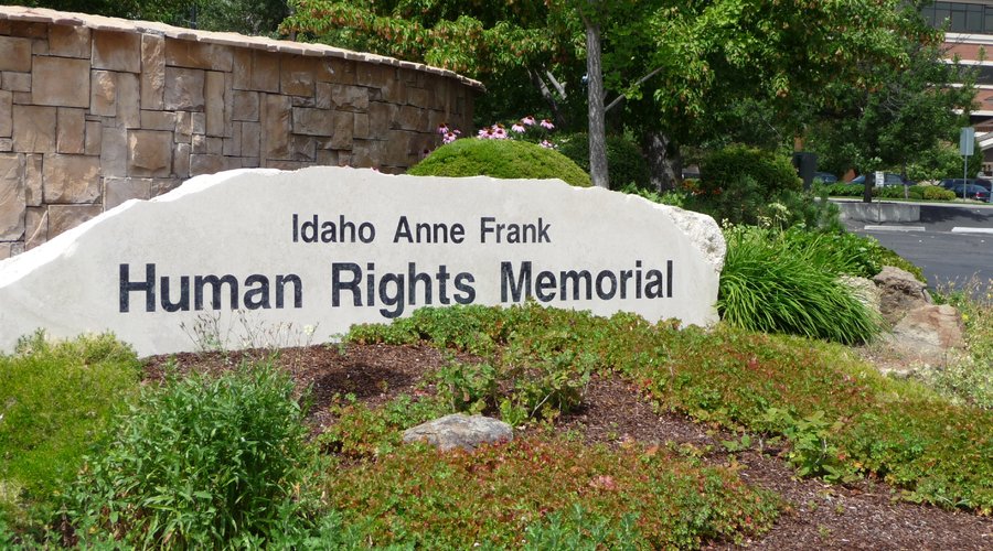 Entrance to the Idaho Anne Frank Human Rights Memorial