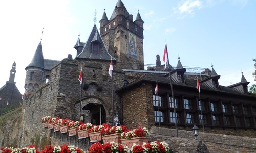 entering the castle