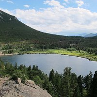 眼下に見るLily Lake