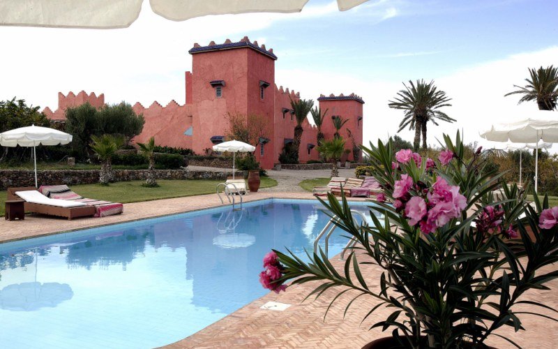 Vue générale de la Kasbah de Talamanzou