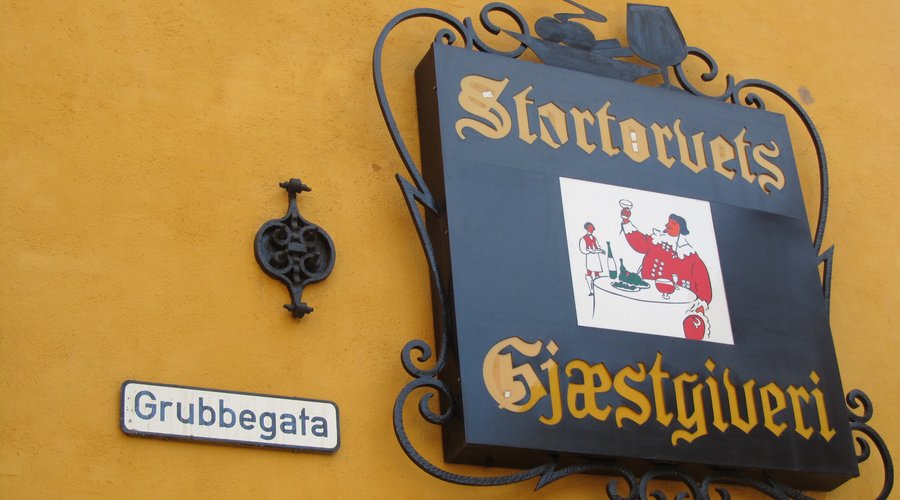 Signage outside