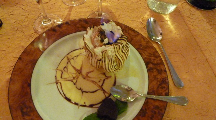 Dessert : le volcan glacé(un délice)