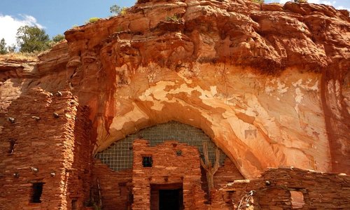 Outside of cave