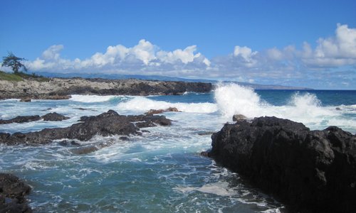 From the beach