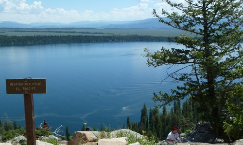 Great views from the lookout.