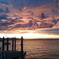 Sunset from Taylor Street pier