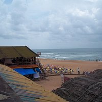 beach and beachside restaurant