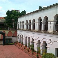 Side view of the museum