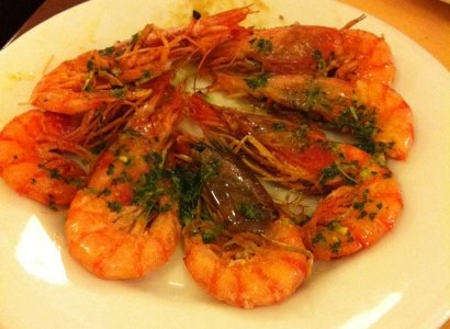 gamba a La plancha