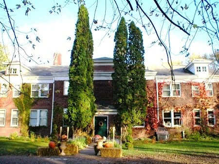 front of the main house