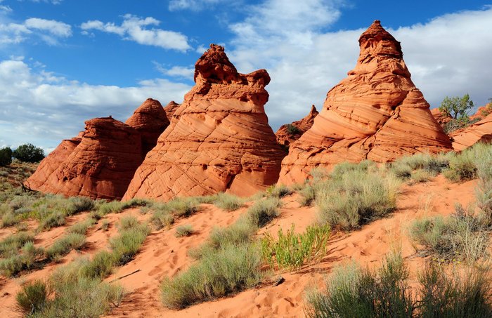 Paw Hole, Sandstone Tee Pees