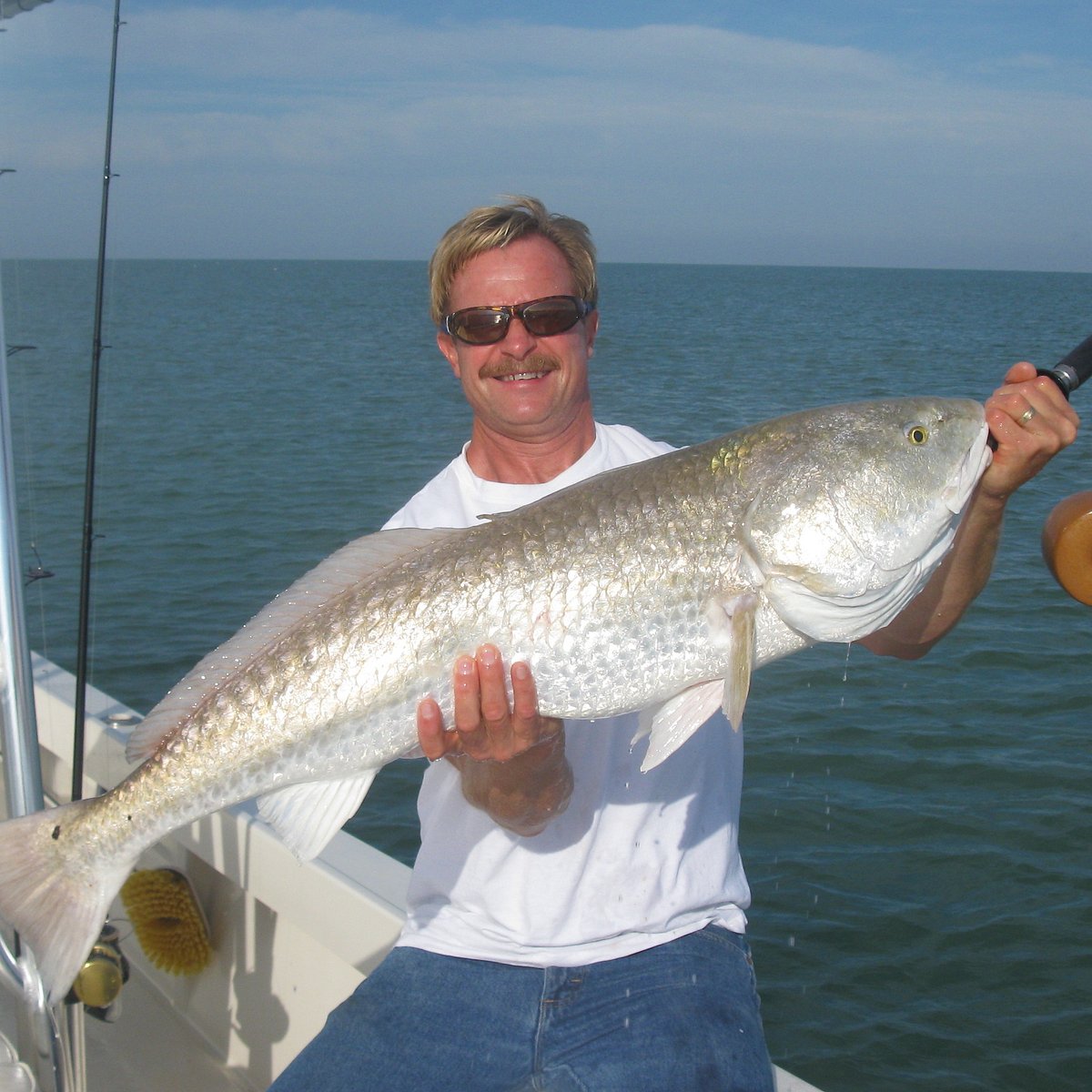 Giant Red Drum {Catch Clean Cook} Largest Redfish I've ever caught