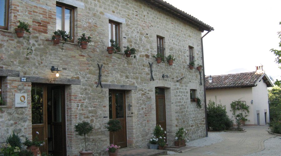 the main house
