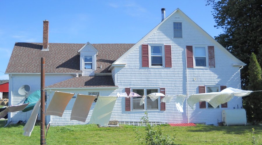 The Back of the Farm House
