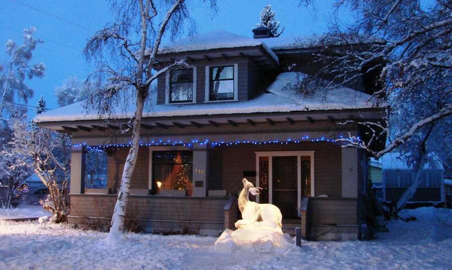 Winter Ice Sculpture