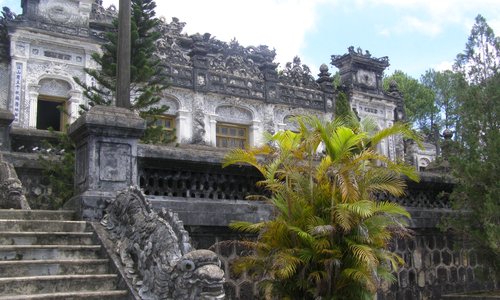 emperors tomb at top