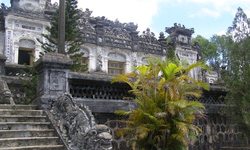 emperors tomb at top