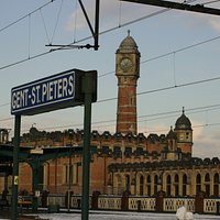 Gent-Sint-Pieters Railway Station Clock Tower