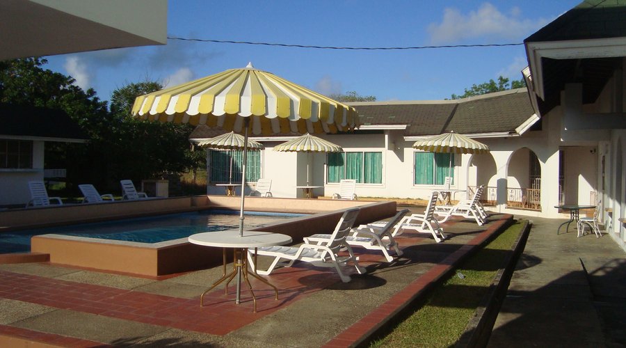 back pool area