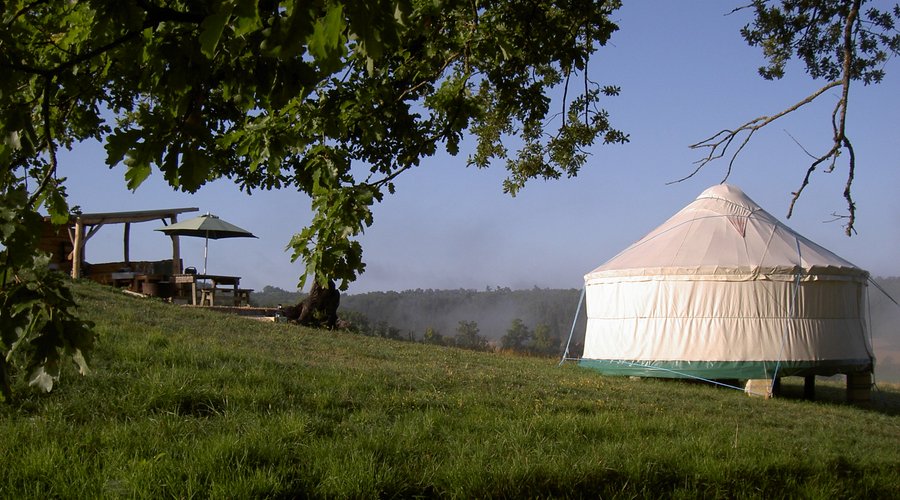 Le Grand Abri Yurt at Quirky Camping