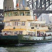 First Fleet vessel Friendship in Sydney Cove