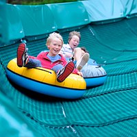Tube sliding and kids adventure activities.