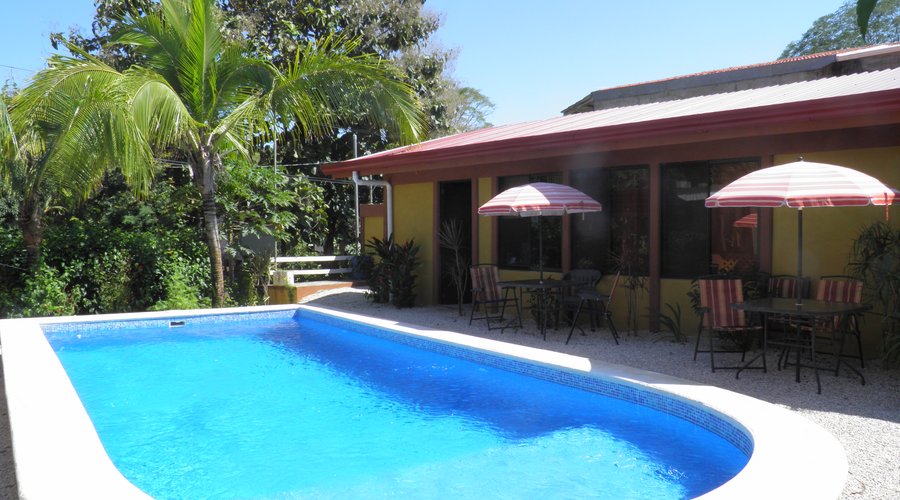 Vista de la piscina