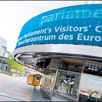The entrance to the Parlamentarium