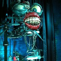 One of the amazing monsters. Watch out, this stunner tried to kiss us!