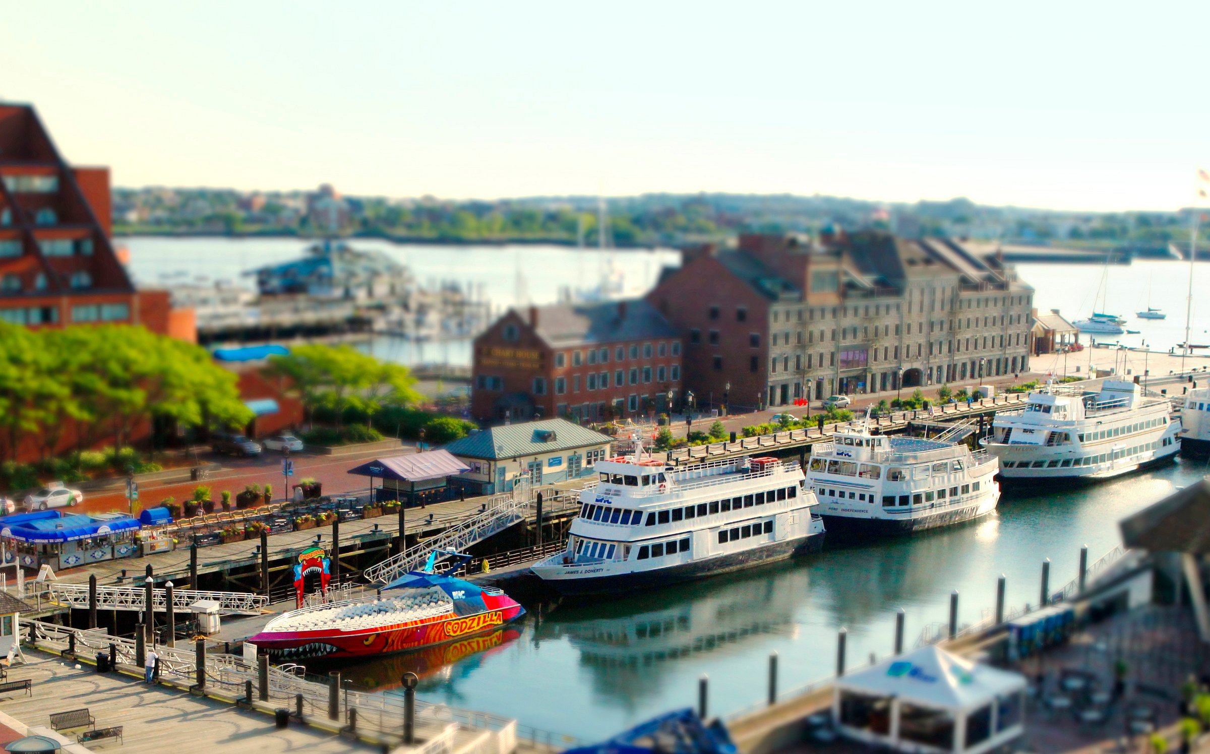 where do boston harbor cruises depart from