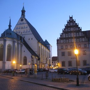 das wunderschöne Zentrum Freibergs