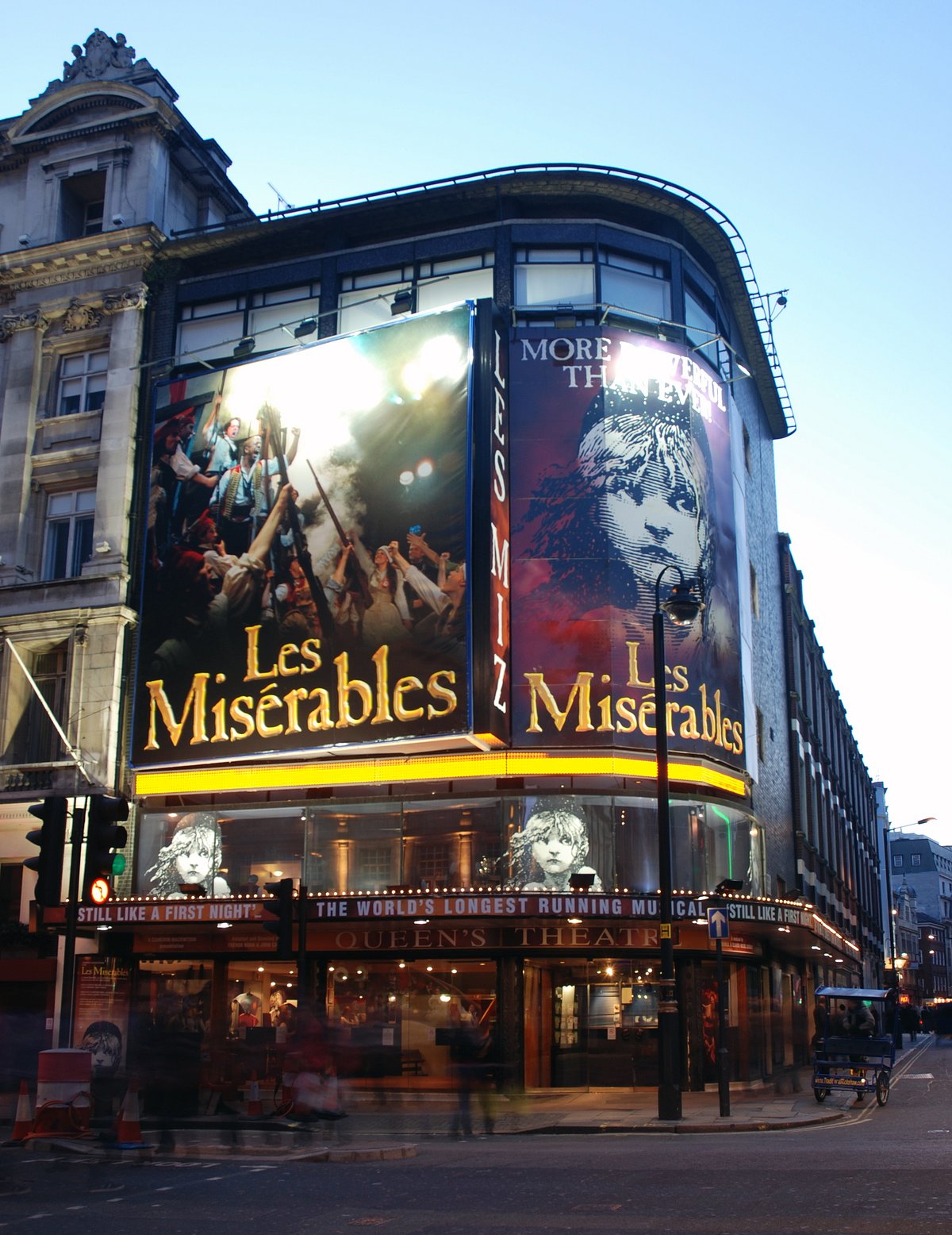 Tickets for Les Misérables musical