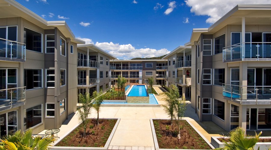 Resort style complex.