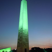 Obelisco na semana da Ecologia