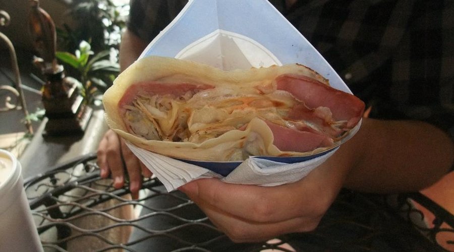 The Rueben crepe.