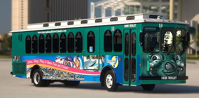 Lynx Bus at the Transportation & Ticket Center - Walt Disn…