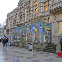 Entrance to the Info Centre and Cardiff Story