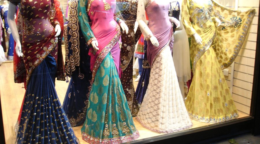 sarees shop in Bethnal Green Road