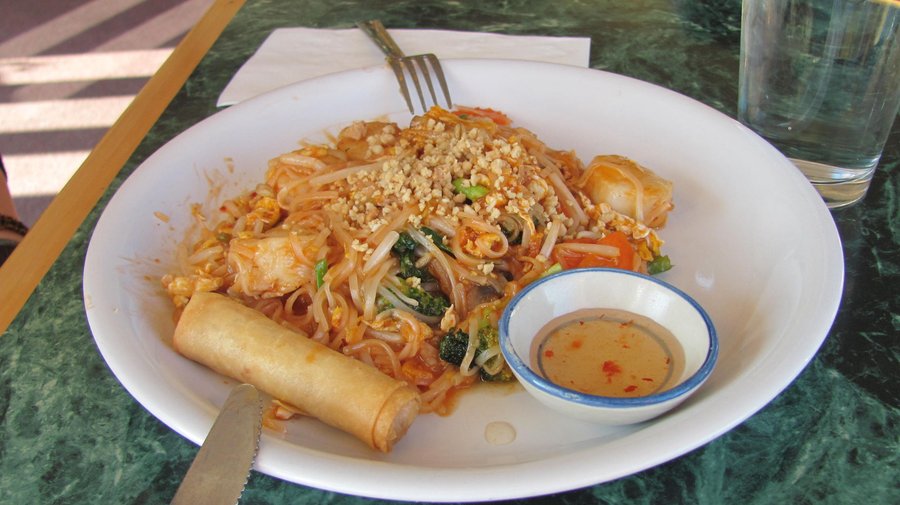 scallops/drunken noodles