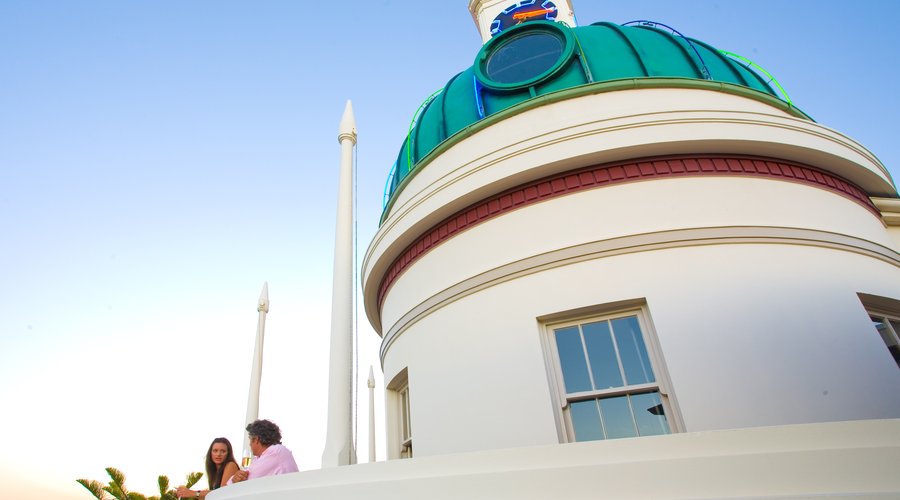 The rooftop balcony of the penthosue